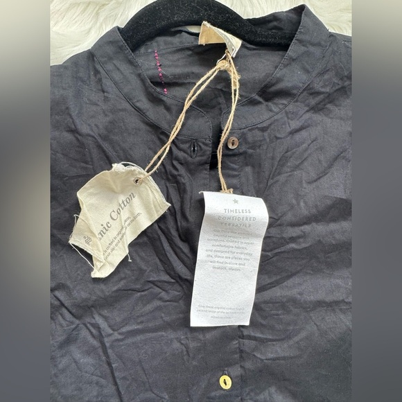 Nicobar Black Cotton Shirt dress 3XL - Picture 3 of 5